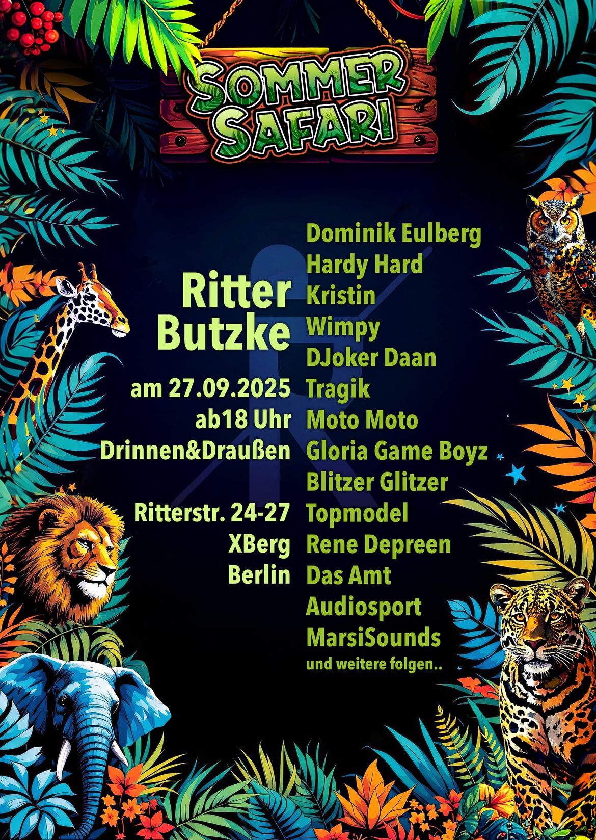 SommerSafari mit Dominik Eulberg| Sep '25